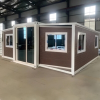 Maison conteneur stable et extensible, unité portable pour camp de prospection sur le terrain, espace de résidence temporaire d'urgence