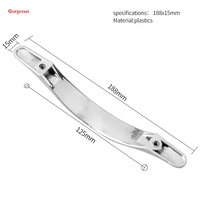 Personnalisation en gros Accessoires de quincaillerie pour meubles Poignées de cuisine Tiroir pour armoire de cuisine Poignée en plastique pour tiroir
