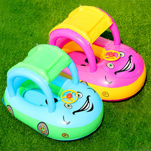 Flotteur de piscine pour bébé de protection solaire d'usine flotteur de piscine pour bébé <span class=keywords><strong>avec</strong></span> décoration de <span class=keywords><strong>plage</strong></span> d'auvent - Product Image 1