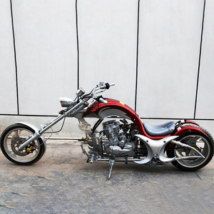 Chopper Oversize con Pneumatico Posteriore Largo 205/40-14 e Manubrio da 90cm per Piloti Audaci - Product Image 4
