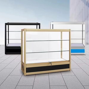 Vitrina de Exhibición para Tienda Minorista con Visión Completa y Encimera Extra <span class=keywords><strong>Vision</strong></span>, con Iluminación LED, Resistente, Tamaño Personalizable para Centros Comerciales - Product Image 1