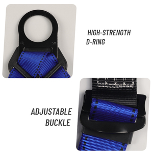 Arnés de Seguridad de Cuerpo Completo Acolchado y Cómodo, Correas Ajustables, Certificado CE <span class=keywords><strong>EN</strong></span> <span class=keywords><strong>361</strong></span>:2002, Poliéster, Anillo <span class=keywords><strong>en</strong></span> D de Aluminio, 1500 kg de Capacidad de Ruptura - Product Image 3