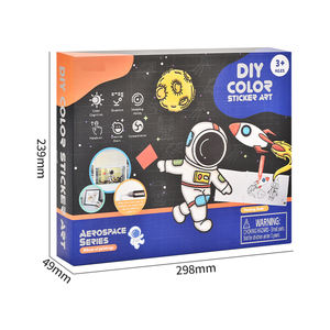 Kit de Arte de pintura para ventana, Color pegatina de DIY, juego de juguetes de dibujo artístico, álbum de cielo estrellado, Kits de pintura con pegamento tridimensional para niños - Product Image 4