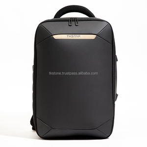 Modern Unisex Laptop <b>Backpack</b> with Protective PU Material Lightweight & Portable Design and Handle Closure - Product Image 1