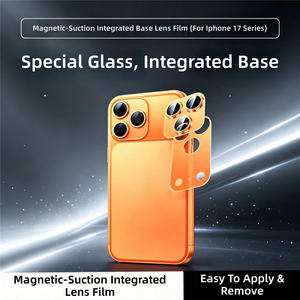 Protector <span class=keywords><strong>de</strong></span> Lente <span class=keywords><strong>de</strong></span> Cámara Magnético Desmontable para iPhone 17 Pro Max, Película Antirreflejos para Apple 18 Pro, Fácil Desmontaje - Product Image 6