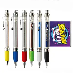 Promotional Penne Personalizzate Banner Pen Plastic Barrel Bolpoin Advertising Promo Blank Ballpoint Pen for Paper Wrap
