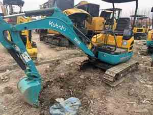 Mini-excavatrice sur chenilles de 1,7 tonne certifiée CE pour moteur avec boîte de vitesses et engrenages, modèle U17 - Product Image 2