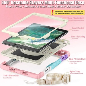 Ốp <span class=keywords><strong>iPad</strong></span> Cho Trẻ Em Có Chân Đế Và Dây Đeo Vai Tích Hợp, Có Khe Cắm Bút/Cho <span class=keywords><strong>iPad</strong></span> 10, Air 5, Pro 11 ''2022, Vỏ Máy Tính Bảng Mini 6 - Product Image 3