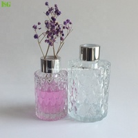 Diffuseur de roseaux simples en rotin, 50ml/80ml, diffuseur d'arôme en verre, pour aromathérapie, fleurs