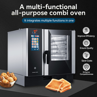 Four à vapeur combiné commercial, four à vapeur électrique à convection pour équipement de restauration