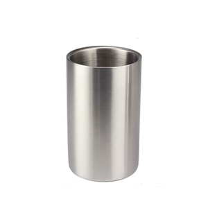 Seau refroidisseur de bouteille de vin blanc à double paroi en acier inoxydable - Product Image 2