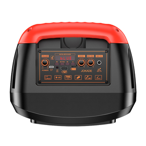 Rechargeable <b>Speaker</b> 2x8 LED <b>Lights</b> 30W <b>Bluetooth</b> USB FM Portable Outdoor Use - Product Image 3