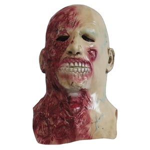 Maschera di Halloween face zombie articoli biochimici maschera facciale <span class=keywords><strong>horror</strong></span> in silicone realistico per la decorazione della festa - Product Image 6