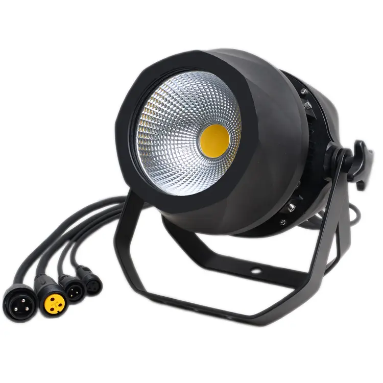 High quality waterproof IP65 DMX par 64 spot 200w cob led par outdoor