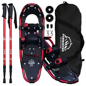 Outdoor winter ski equipment set waterproof safety snowshoes for woman