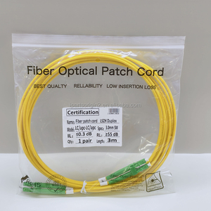 Factory Wholesale LC/APC Single-Mode Duplex 3M 3.0mm LC/APC Optical Jumper G652D Fiber for Network <b>Communication</b> - Product Image 2