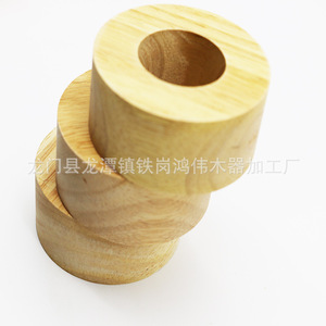 Anillos de madera maciza, círculos de madera redondos para proyectos de manualidades, grabado, tamaño personalizable HW G 023 - Product Image 2