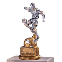 Trophée de football Odm Design personnalisé Modèle en résine Trophée du meilleur buteur Trophées