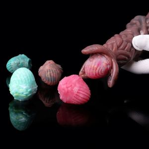 YOCY Ovipositor Laying Eggs <b>Dildo</b> alien Anal Plug for Women Sex Toy - Product Image 2