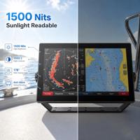 15,6 18,5/19 21,5/22 pulgadas grado industrial luz solar legible 1000 NITs monitores LCD marinos antideslumbrantes
