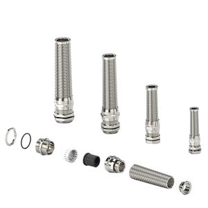 Acquista IT ora M10 Flex Spiral, pressacavi in ottone nichelato con protezione anti-piegatura a <span class=keywords><strong>molla</strong></span> e connettori antistrappo per bassa tensione - Product Image 2