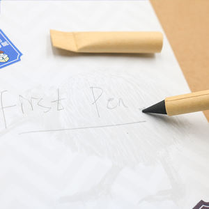 Lancement récent d'un crayon <span class=keywords><strong>HB</strong></span> créatif bas quantité minimale de commande papier Kraft crayon sans fin logo d'impression personnalisé - Product Image 6