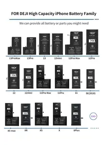 2023 Mobiele Telefoon Batterij Voor Iphone 5 6S 7 7P 8 8P Se X Xs Xr Xsmax 11 12 13 14 Pro Max Mini Vervangende Bateria