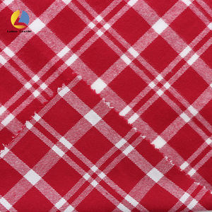 Vendita calda 100% di cotone tessuto di flanella spazzolato singolo lato Twill tessuto Plaid Pattern 145cm di larghezza per camicia pigiama Homewear - Product Image 5