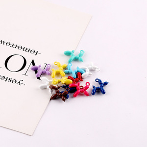 Colorful <b>Balloon</b> Dog Charm Pendant DIY Jewelry Accessories For Bag Charms Unisex Fashion Pendants Animal Shape Yiwu Origin - Product Image 5