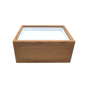 Cajas de almacenamiento de madera maciza, cajas de regalo para pasteles de luna, cajas rectangulares de madera, cajas de embalaje para regalos de té, fabricantes de Guangdong - Product Image 2