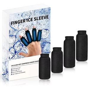 Compresses froides <span class=keywords><strong>et</strong></span> chaudes pour doigts avec logo personnalisé, manchons de compression réutilisables en gel pour soulager la douleur des doigts <span class=keywords><strong>et</strong></span> des paumes. - Product Image 1