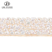 Perles d'eau douce naturelles blanches en gros, irrégulières, multi-tailles 4-11mm, double face, perles en vrac, fourniture de bijoux en gros, usine
