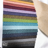 Tissu en microfibre sergé de polyester de haute qualité, tissé à la main, pour textiles de maison, canapé, rideau, sac, coussin, nappe