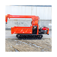 Grue sur chenilles en caoutchouc, prix d'usine chinois, grue montée sur camion