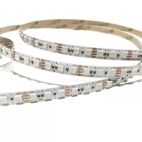 Bande lumineuse LED RGB 12V 24V 4040 120 LED/M 8MM 14W/M Bande rétroéclairée en cuivre pour décoration Longueur 6M