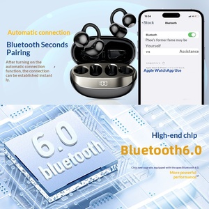 Nuevos Auriculares OWS con Clip, Pantalla de Batería, Diseño Abierto, Deportivos, Universales, Inalámbricos, Resistentes al Agua IPX7 - Product Image 3