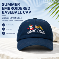 Casquette de baseball unisexe personnalisée, brodée motif léopard et insecte, style sportif, effet délavé vintage, réglable, pour l'été, protection solaire, streetwear, OEM, petite taille