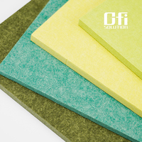 Geluidsabsorberende PET-vilt akoestische panelen, brandwerende polyester akoestische panelen, milieuvriendelijke polyester akoestische wandpanelen