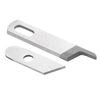 Lame de couteau supérieur pour machine à coudre surjeteuse en acier ( # 550449) et Lame de couteau inférieure ( # 412585) Ensemble pour Singer 14CG744 14CG754 14SH654