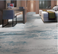 Tapis de sol de banquet d'hôtel sur mesure HJ, tapis d'hôtel de luxe imprimé, tapis rouge de mur à mur