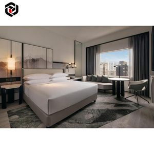 Juego de dormitorio moderno de madera de lujo de fábrica de China Paquete de muebles de hotel de madera maciza para uso en <span class=keywords><strong>apartamentos</strong></span> de <span class=keywords><strong>vacaciones</strong></span> de 5 estrellas - Product Image 4