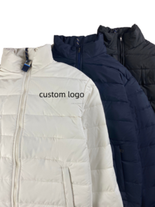 Veste d'hiver chaude pour homme RL Raff Label, col montant, épaisse, brodée, manches longues, style streetwear, fermeture éclair, motif cœur - Product Image 1