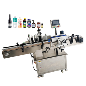 Machine d'étiquetage automatique pour bouteilles rondes, sachets, barils, emballages en papier, PLC et moteur, utilisation de bureau - Product Image 1