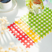 Papier d'emballage épais pour sandwichs, œufs, pain grillé, pâtisseries, boîte d'emballage pour petit-déjeuner, plateau en papier pour hamburgers
