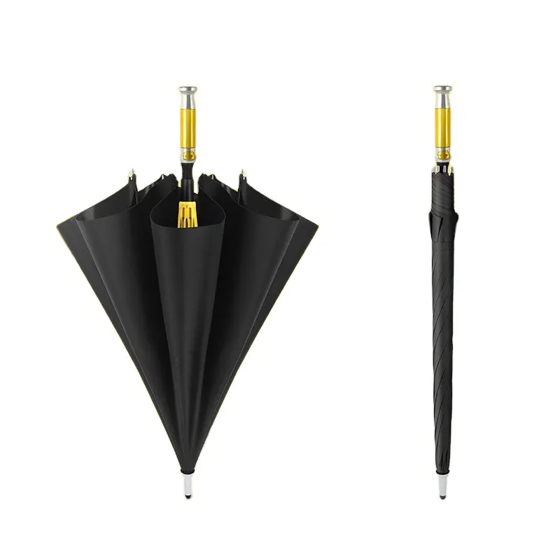 Оптовая продажа, цветной Зонт lotus ribs190T, двойной виниловый зонт от солнца, рекламный зонт для гольфа с логотипом на заказ