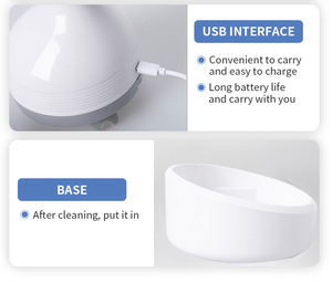 Massaggiatore Elettrico per Cuoio Capelluto Bianco YOUTAI YT-HM01 con 4 Testine di Massaggio Sostituibili, Portatile, in ABS+Silicone, con Nodi per Massaggio Tessutale - Product Image 6