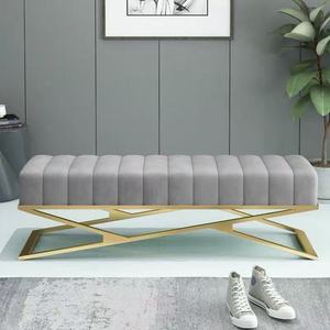 Meilleur Tabouret Repose-Pieds Moderne en Métal 2026 – Mobilier de Salon Durable et de Haute Qualité avec Housse Amovible - Product Image 2