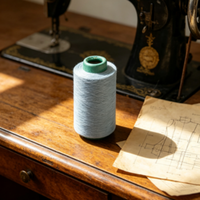 Multi-size Grey 21S High Tenacity Raw 100% Polyester Spun Yarn for Sewing with Ample Stock