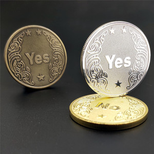 Ensemble de pièces commémoratives 2024, rondes de 40 mm, plaquées or, argent et cuivre, en <span class=keywords><strong>trois</strong></span> couleurs, pièces de monnaie sur le thème de la décision, du destin et de la politique - Product Image 3