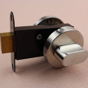 Stainless Steel 304 <strong>Bathroom</strong> Red and Green Indicator <strong>Lock</strong> Public Washroom Partition <strong>Door</strong> <strong>Lock</strong> - Product Image 3
